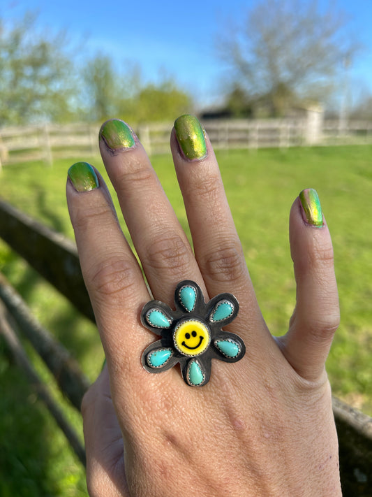 Cananea Smiley Ring // Size 8.75